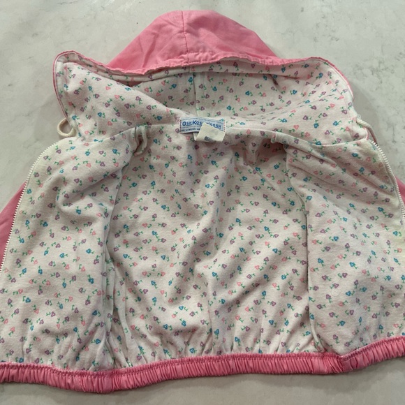 OshKosh B'gosh Vintage Floral Print Fabric Raincoat - Picture 4 of 4